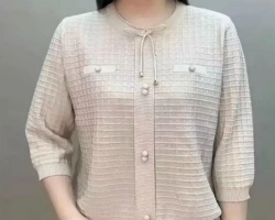 慵懶純色針織衫