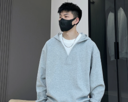 假兩件連帽衛衣