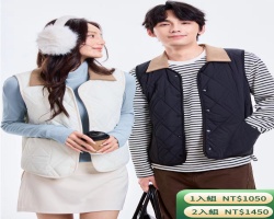 可拆卸翻領馬甲