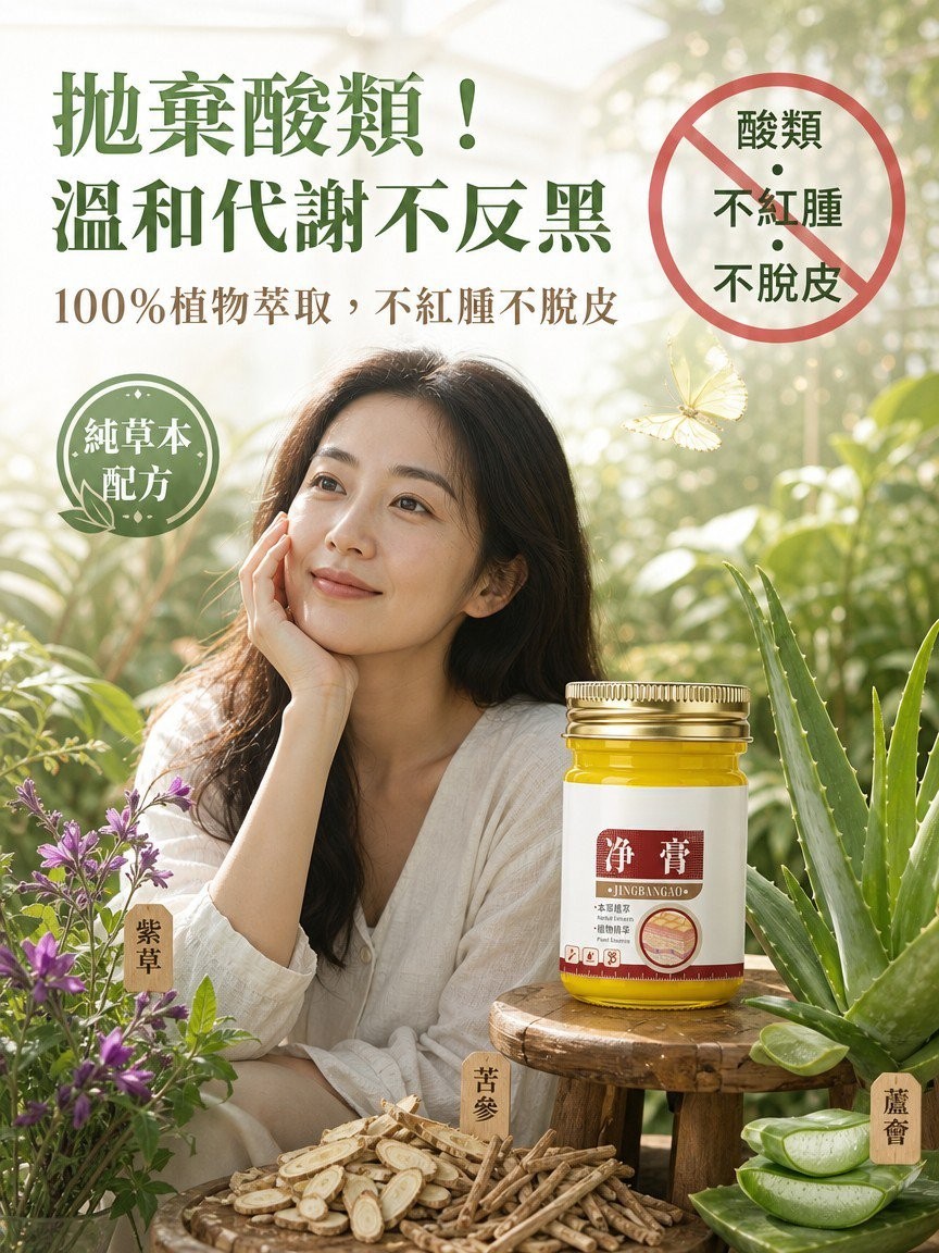 植物精華祛斑淨膏